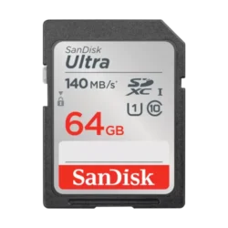 Sandisk Ultra 64GB 140Mbps SDXC UHS-I Memory Card (SDSDUNB-064G-GN6IN)