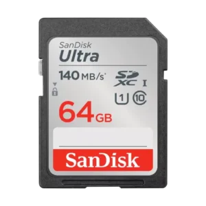 Sandisk Ultra 64GB 140Mbps SDXC UHS-I Memory Card (SDSDUNB-064G-GN6IN)