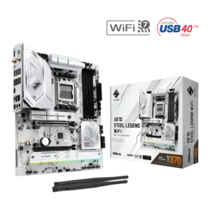 ASRock X870 Steel Legend WiFi AM5 DDR5 ATX Motherboard