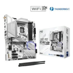 ASRock Z890 Pro RS WiFi White LGA1851 DDR5 ATX Motherboard